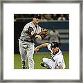 Andrew Romine and Seth Smith Framed Print