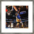 Andrew Wiggins And Karl-anthony Towns Framed Print