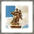 Angel With The Superscription Framed Print