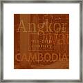 Angkor Wat Framed Print
