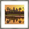 Angkor Wat Sunrise Framed Print