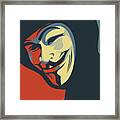 Anonymous Mask Disobey Poster Art Framed Print