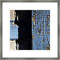 Another Blue Wood Framed Print