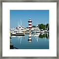 Another Glorious Day At The Marina Harbor Town Hilton Head Island Sc Framed Print