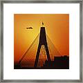 Anzac Bridge Framed Print