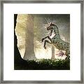 Appaloosa Unicorn Framed Print