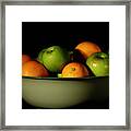 Apples And Oranges Framed Print