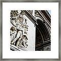 Arc De Triomphe Close Up Framed Print