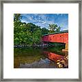 Arlington Green Covered Bridge - Vermont Framed Print