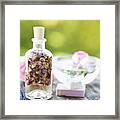 Aromatherapy Scent Of Roses Massage Oil Framed Print