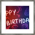 Art - Happy Birthday Framed Print