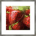 Art -- Paradise Strawberries Framed Print