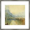 Arth From The Lake Of Zug Framed Print