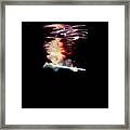 Artist Magically Floating With Her Flute 57 Framed Print
