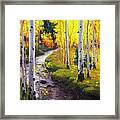 Aspen Twilight Framed Print