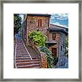 Assisi Street Framed Print