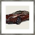 Aston Martin Am 310 Vanquish Car Drawing Framed Print