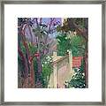 At Jourey's End Plein Air Framed Print