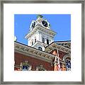 Athens County Courthouse Athens Ohio 6420 Framed Print