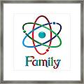 Atoms Family, Science, Shirt,tshirt, Sweatshirt,gift, Hoodie, Funny Shirt, Engineering, Engineer Framed Print