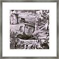 Audie Murphy Red Badge Of Courage Photo Montage Framed Print