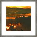 August Fire Sky 2020 Framed Print