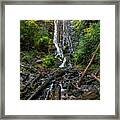 Autumn At Mingo Falls Framed Print