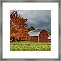 Autumn At The Farm Framed Print