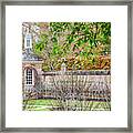 Autumn At The Vineyard - Oil Painting Style Framed Print