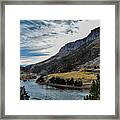 Autumn At Wind River Canyon Framed Print