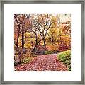 Autumn Azalea Garden Framed Print