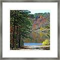 Autumn Colors At The Lake Framed Print
