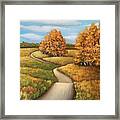 Autumn Hills Framed Print