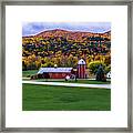 Autumn In Montgomery Vermont Framed Print