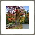Autumn In Vermont Framed Print