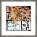 Autumn In Portsmouth, Nh Framed Print
