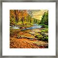 Autumn On Elk River Framed Print