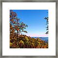 Autumn Sunset In The Blue Ridges Framed Print