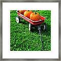 Autumn Wagon Framed Print