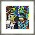 Aztec Imagery Framed Print