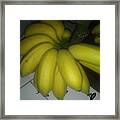Baby Banana Framed Print