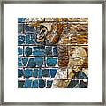 Babylonian Lion 03 Framed Print