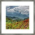 Backside Of Simien Mountains Framed Print