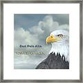 Bald Eagle East Palo Alto Ca Framed Print