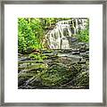 Bald River Falls From Below Framed Print