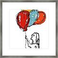 Balloon Girl Framed Print