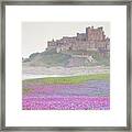 Bamburgh Castle With Wild Flower Meadow Framed Print