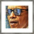 Barack Obama Martin Luthor King Framed Print