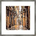 Barcelona, Gothic Quarter - 10 Framed Print