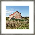 Barn In Northern Michigan Framed Print
